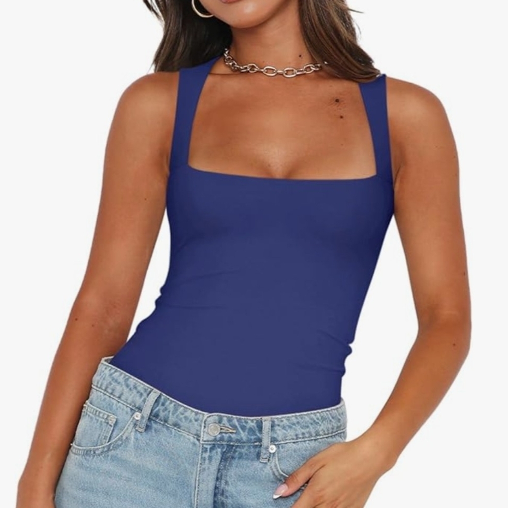 ReoRia Blue Cut Out Bodysuit